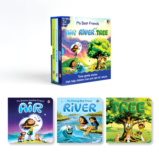 My Best Friends: Air, River and Tree (Set of three kids books)