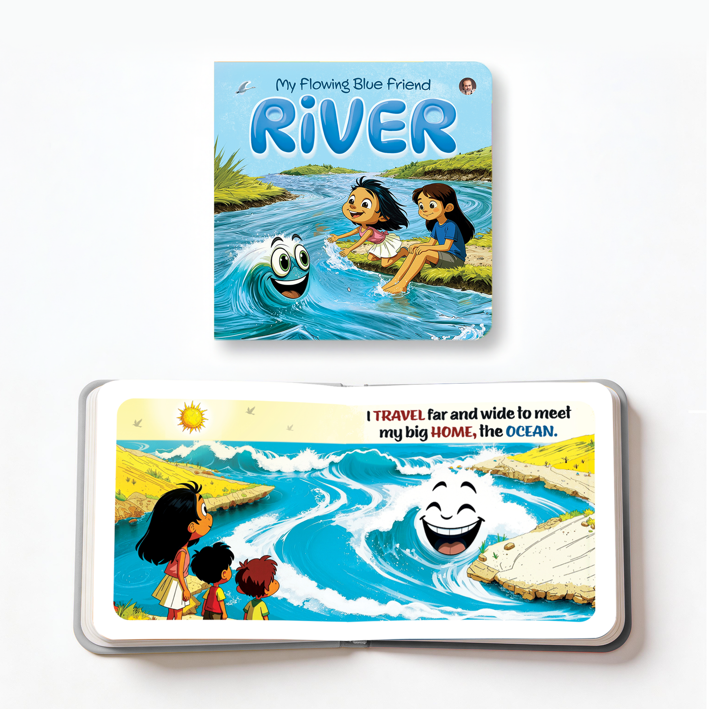 My Tall Green Friend: Tree + My Flowing Blue Friend: River + My Breezy Invisible Friend: Air (Combo of three Kids books without sleeve)