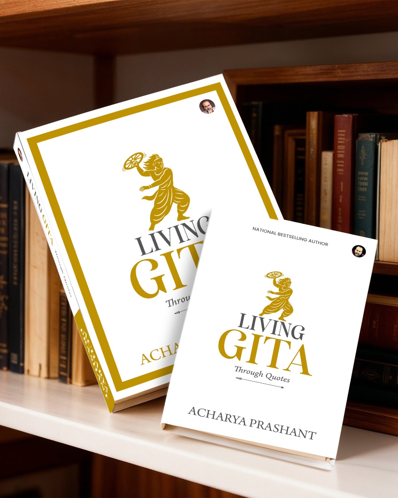 Living Gita: Through Quotes with a Gift Box | Limited Premium Edition
